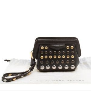 ✨Rare, Cool and Edgy ✨MARC JACOBS STUDDED  CLUTCH.